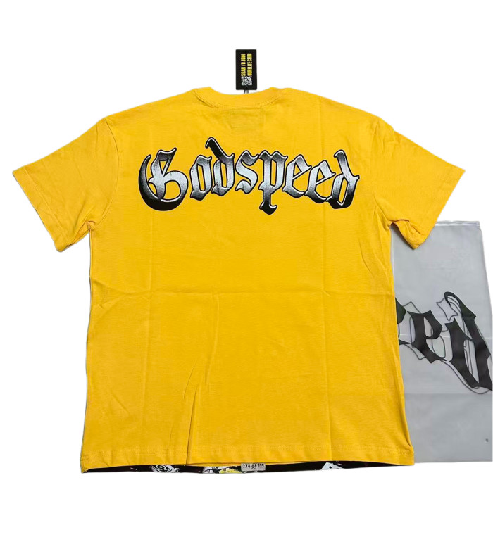 [Buy Two Get One Free]Skeleton Beauty Playing Cards Printed Washed Version Tee 2 colors 28487062