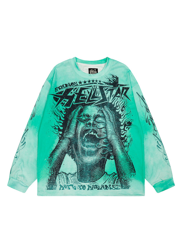 The Call Print Washed Version Long-Sleeve T-Shirt 28471091