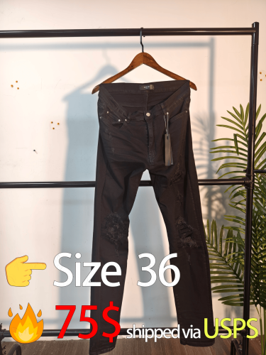 [buy more save more] 1:1 quality version Knee-Splattered Denim Jeans 28487866