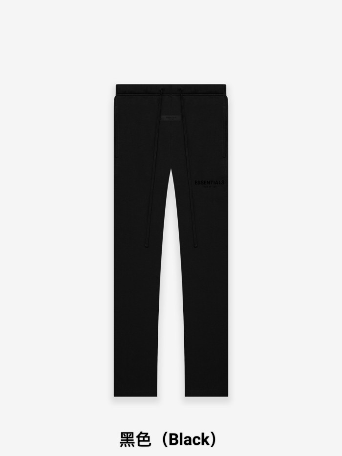 [Big & Tall for weights up to 220 lbs]1:1 quality version Black Flocked Letter Straight-Leg Sweatpants 3 colors 28491688