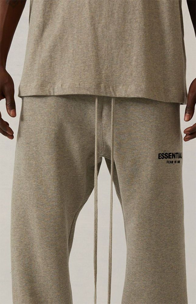 [Big & Tall for weights up to 220 lbs]1:1 quality version Black Flocked Letter Straight-Leg Sweatpants 3 colors 28491688