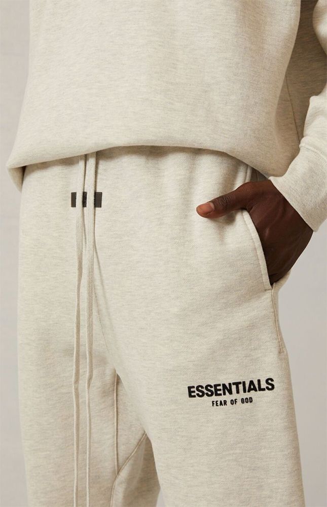 [Big & Tall for weights up to 220 lbs]1:1 quality version Black Flocked Letter Straight-Leg Sweatpants 3 colors 28491688