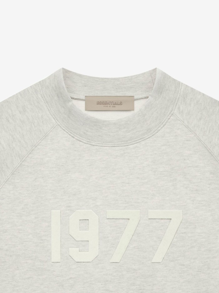 [Big & Tall for weights up to 220 lbs]1:1 quality version 3D Flocked 1977 Digital Crewneck Pullover Sweatshirt 4 colors 28491693