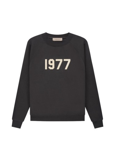 [Big & Tall for weights up to 220 lbs]1:1 quality version 3D Flocked 1977 Digital Crewneck Pullover Sweatshirt 4 colors 28491693