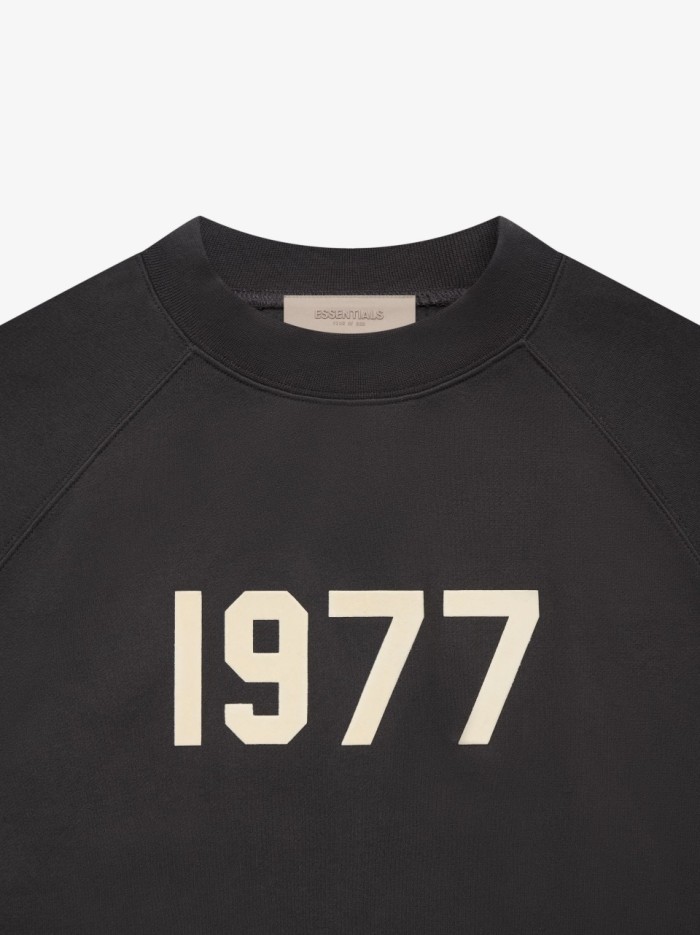 [Big & Tall for weights up to 220 lbs]1:1 quality version 3D Flocked 1977 Digital Crewneck Pullover Sweatshirt 4 colors 28491693