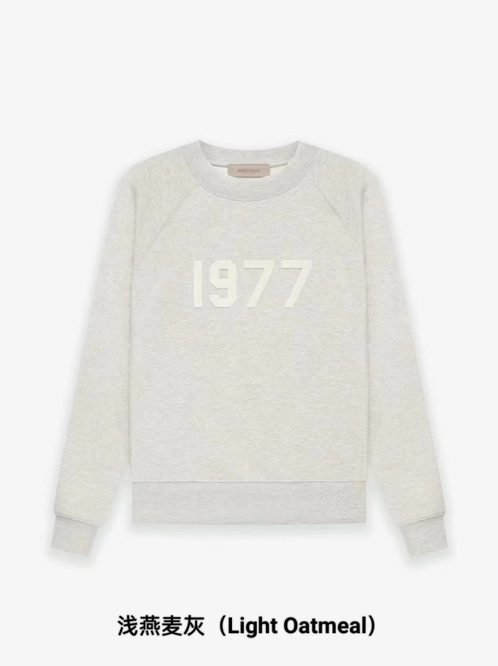[Big & Tall for weights up to 220 lbs]1:1 quality version 3D Flocked 1977 Digital Crewneck Pullover Sweatshirt 4 colors 28491693