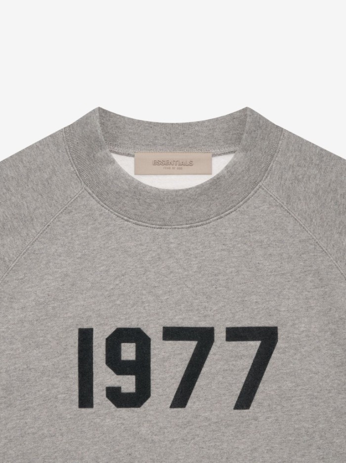 [Big & Tall for weights up to 220 lbs]1:1 quality version 3D Flocked 1977 Digital Crewneck Pullover Sweatshirt 4 colors 28491693