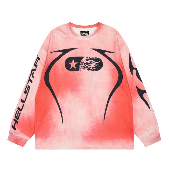 Digital Print Washed Version Long Sleeve T-Shirt 2 colors 28493238