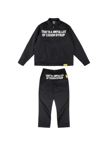 Classic Letter Print Jacket & Pants Set 3 colors 28494632