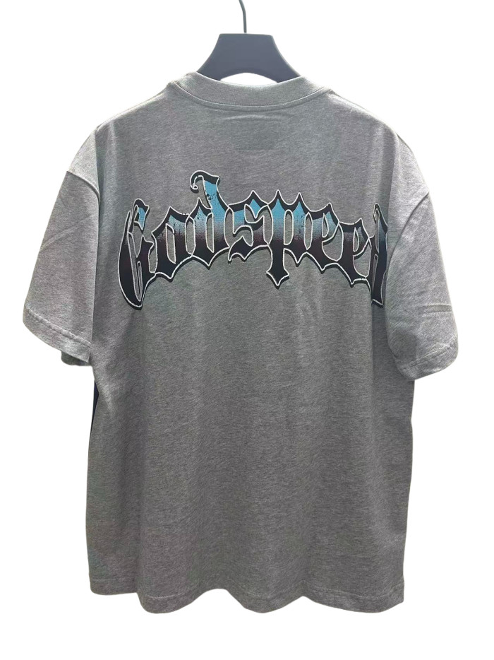 [Buy Two Get One Free]Basketball Skeleton Athlete Trophy Print Washed Version Tee 2 colors 28494360