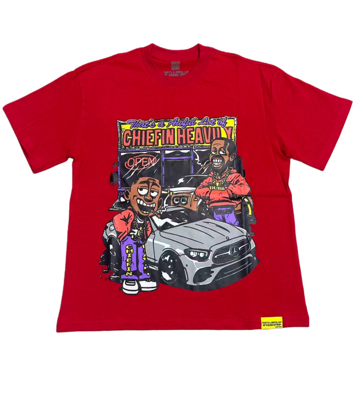 Car Cartoon Portrait Print Tee 2 colors 28496614