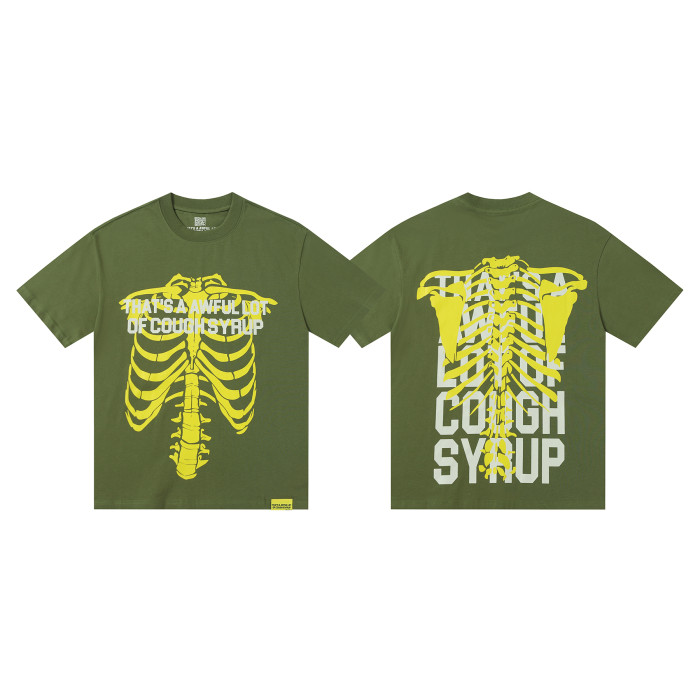 Skeleton Letter Print Tee 3 colors 28496619