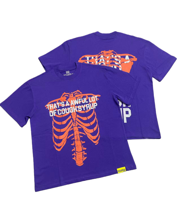 Skeleton Letter Print Tee 3 colors 28496619