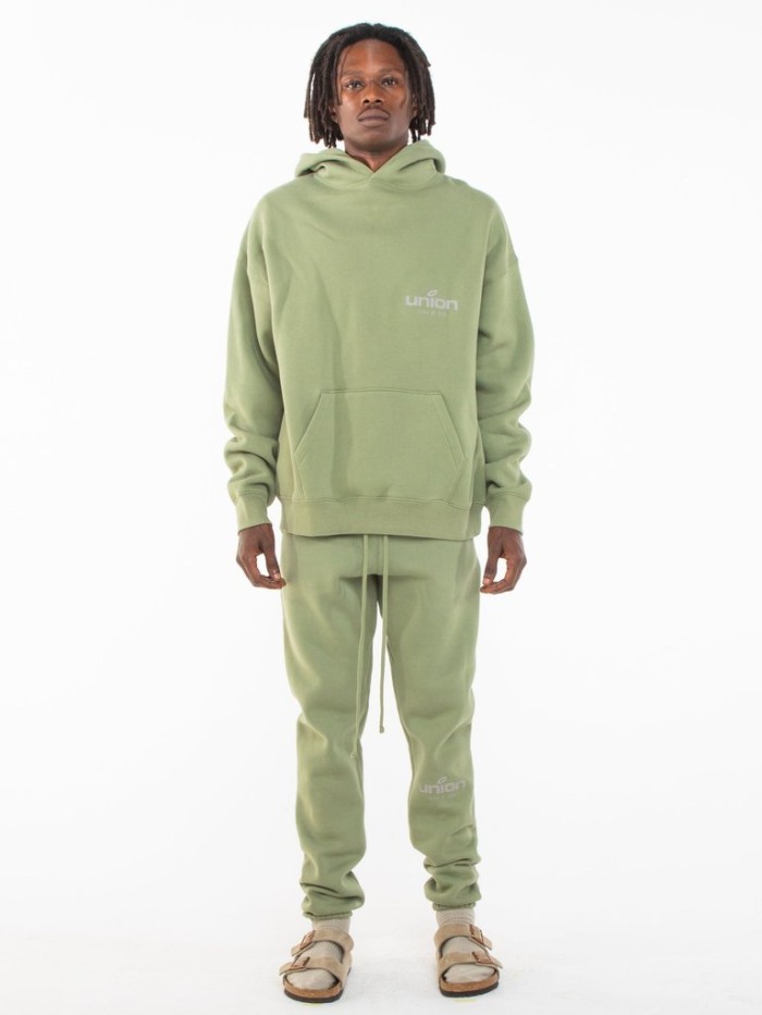 [Big & Tall for weights up to 220 lbs]1:1 quality version Union LA Collaboration 3D Silicone  Hoodie & Sweatpants Set 2 colors 28496753