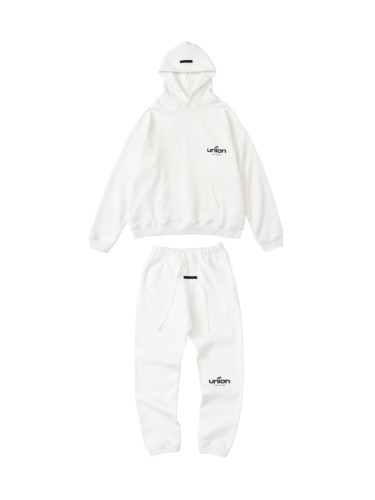 [Big & Tall for weights up to 220 lbs]1:1 quality version Union LA Collaboration 3D Silicone  Hoodie & Sweatpants Set 2 colors 28496753