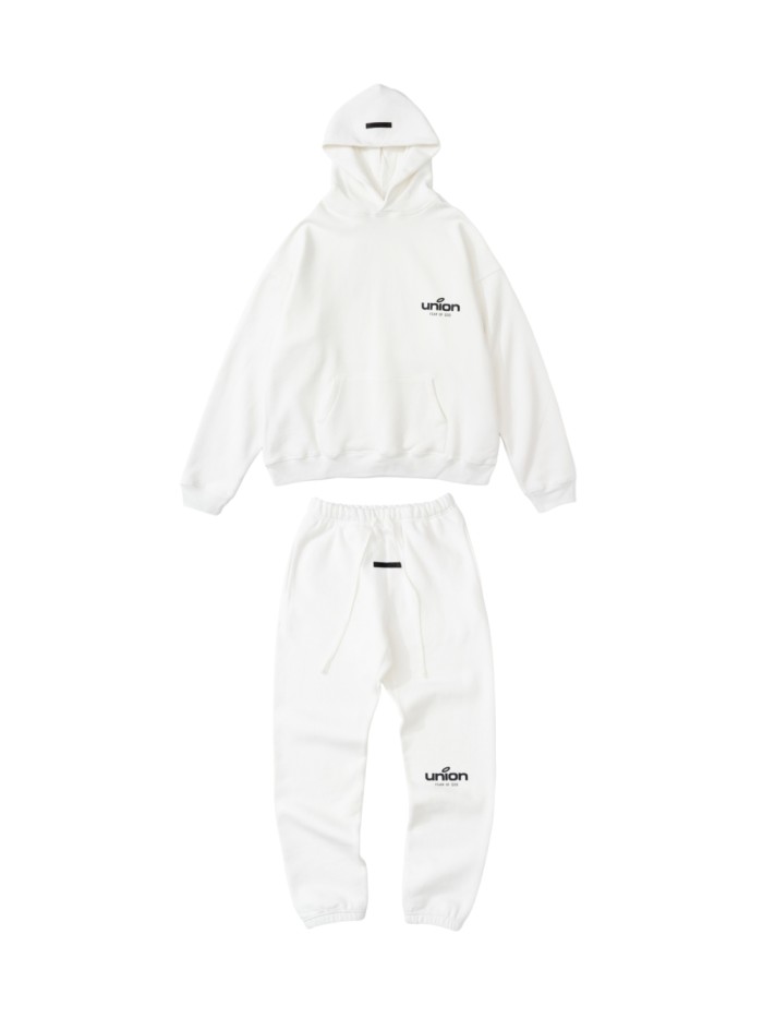 [Big & Tall for weights up to 220 lbs]1:1 quality version Union LA Collaboration 3D Silicone  Hoodie & Sweatpants Set 2 colors 28496753