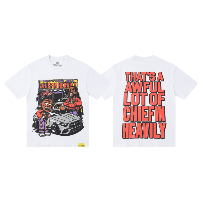 Car Cartoon Portrait Print Tee 2 colors 28496614