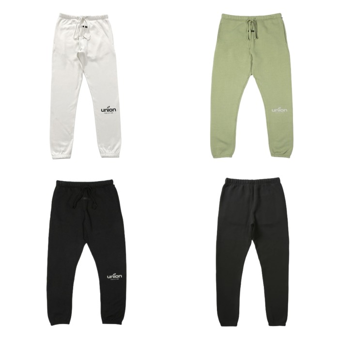 [Big & Tall for weights up to 220 lbs]1:1 quality version Union LA Collaboration 3D Silicone  Hoodie & Sweatpants Set 2 colors 28496753