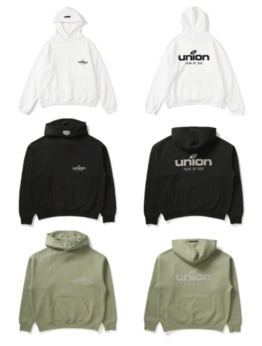 [Big & Tall for weights up to 220 lbs]1:1 quality version Union LA Collaboration 3D Silicone  Hoodie & Sweatpants Set 2 colors 28496753
