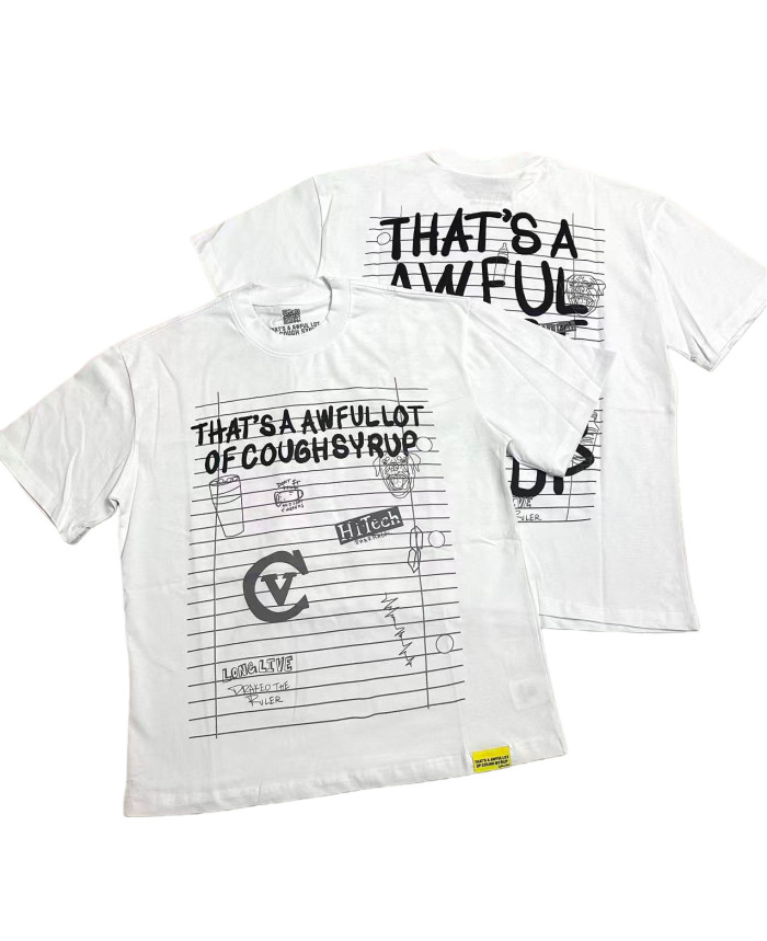 Messy Notes Print Tee 2 colors 28496712