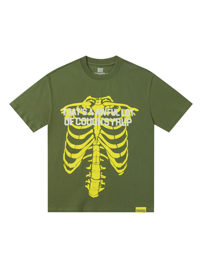 Skeleton Letter Print Tee 3 colors 28496619