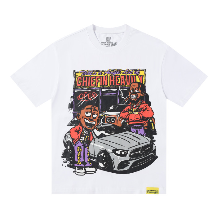 Car Cartoon Portrait Print Tee 2 colors 28496614