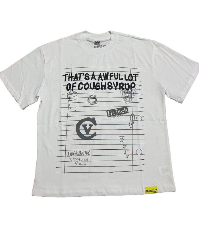 Messy Notes Print Tee 2 colors 28496712