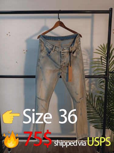 [buy more save more]1:1 quality version Ripped-knee jeans 28498865