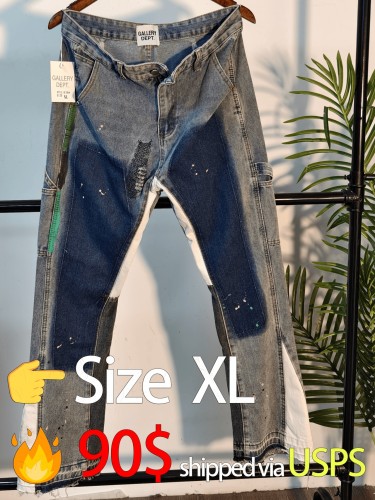 [buy more save more]1:1 quality version Color-Blocked Splash-Dye Jeans 28498859