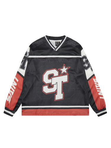 LOGO Digital printed mesh Long Sleeve T-Shirt 28465840