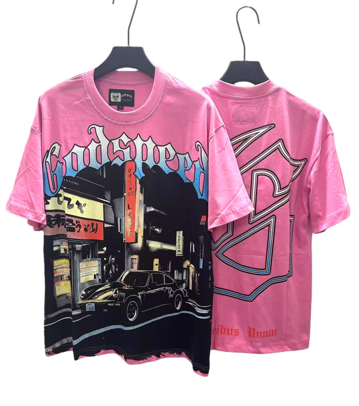 [Buy Two Get One Free]Japanese Street Skull Print Washed Version Tee 2 colors 28498717