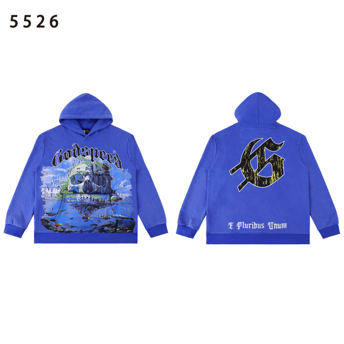  Skull Island Print Washed Version Hoodie 2 colors 28499570