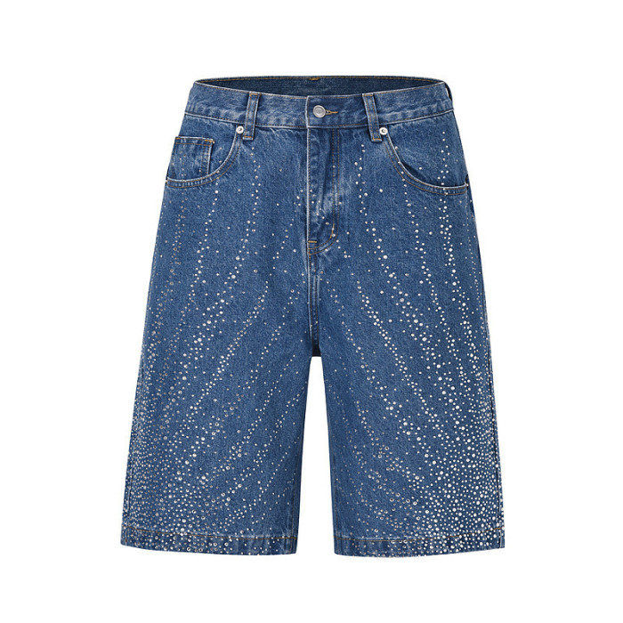 Washed Sparkle Denim Shorts 2 colors 28500155
