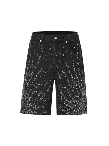 Washed Sparkle Denim Shorts 2 colors 28500155