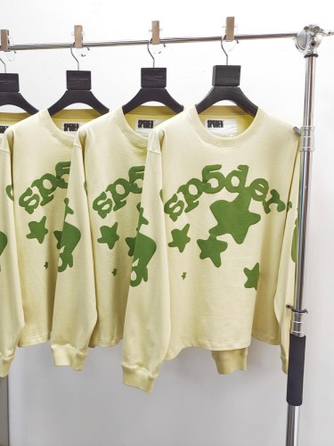 [Big & Tall for weights up to 220 lbs]1:1 quality version Large Star Print Long-Sleeve T-Shirt 2 colors 28512668