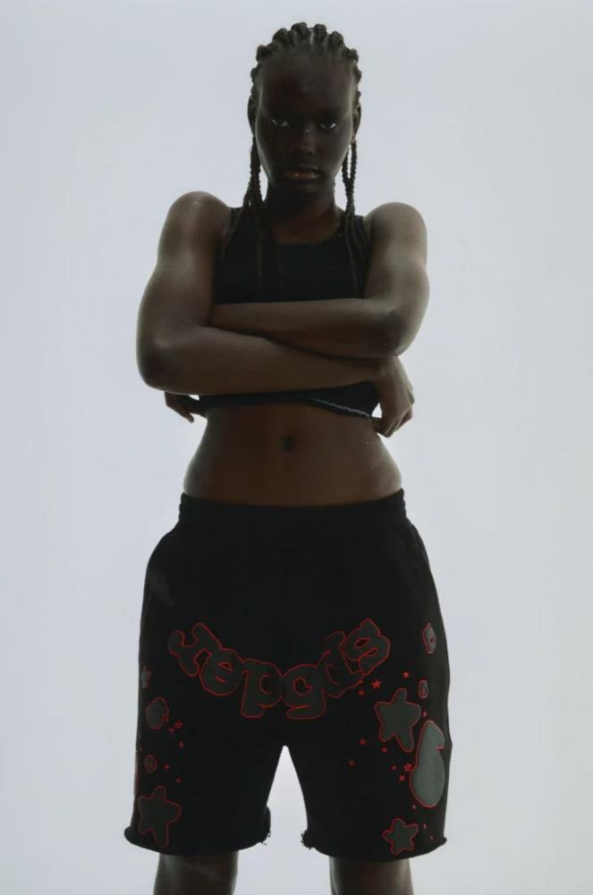 [Big & Tall for weights up to 220 lbs]1:1 quality version Black-Letter Red-Border Logo Printed Shorts 28512679