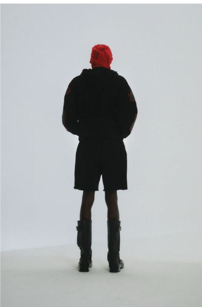 1:1 quality version Black-Letter Red-Border Logo Printed Hoodie 28512689