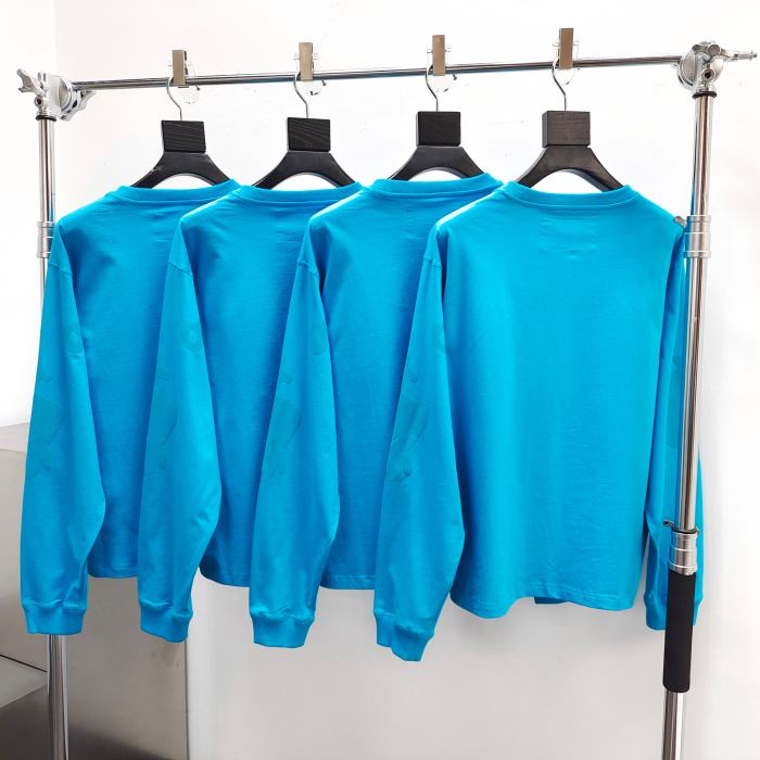 [Big & Tall for weights up to 220 lbs]1:1 quality version Large Star Print Long-Sleeve T-Shirt 2 colors 28512668