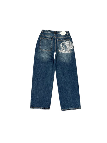 Portrait Embroidered Jeans 28519185