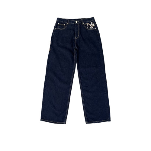 Embroidered Cherry Blossom Denim Jeans 28519272