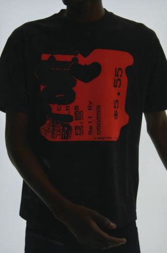 [Big & Tall for weights up to 220 lbs]1:1 quality version Red Price Tag Printed Tee 28523661