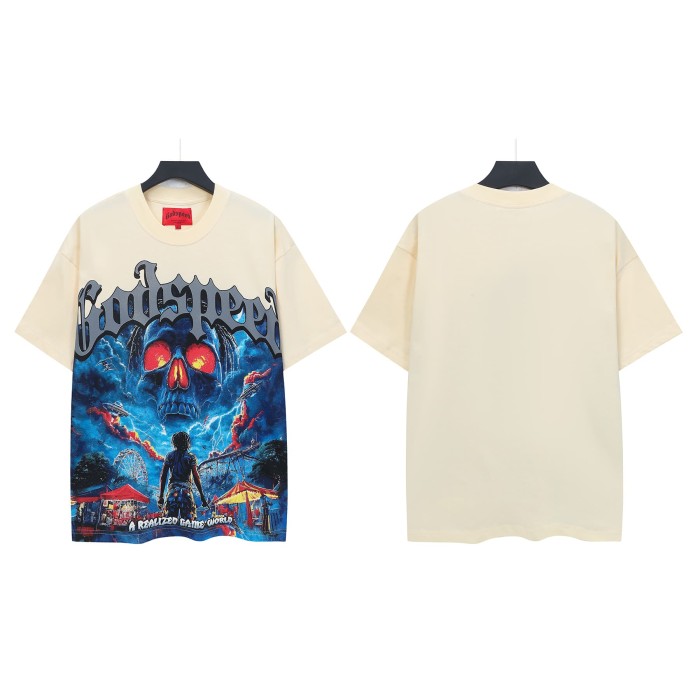 [Buy Two Get One Free]Realized Gaming World Printed Washed Version Tee 2 colors 28523748