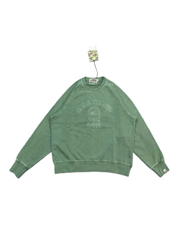 1:1 quality version Vintage-Washed Embroidered Crewneck Pullover Sweatshirt 3 colors 28523735