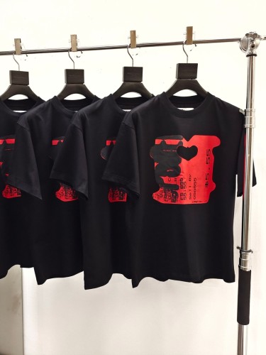 [Big & Tall for weights up to 220 lbs]1:1 quality version Red Price Tag Printed Tee 28523661