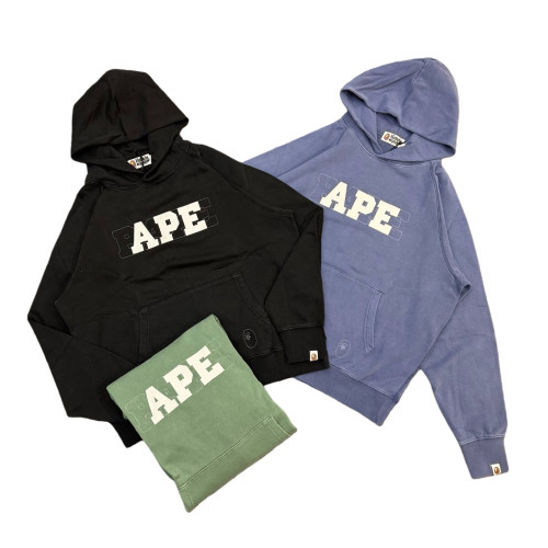 1:1 quality version Patchwork Embroidered Washed Version Hoodie 3 colors 28523724