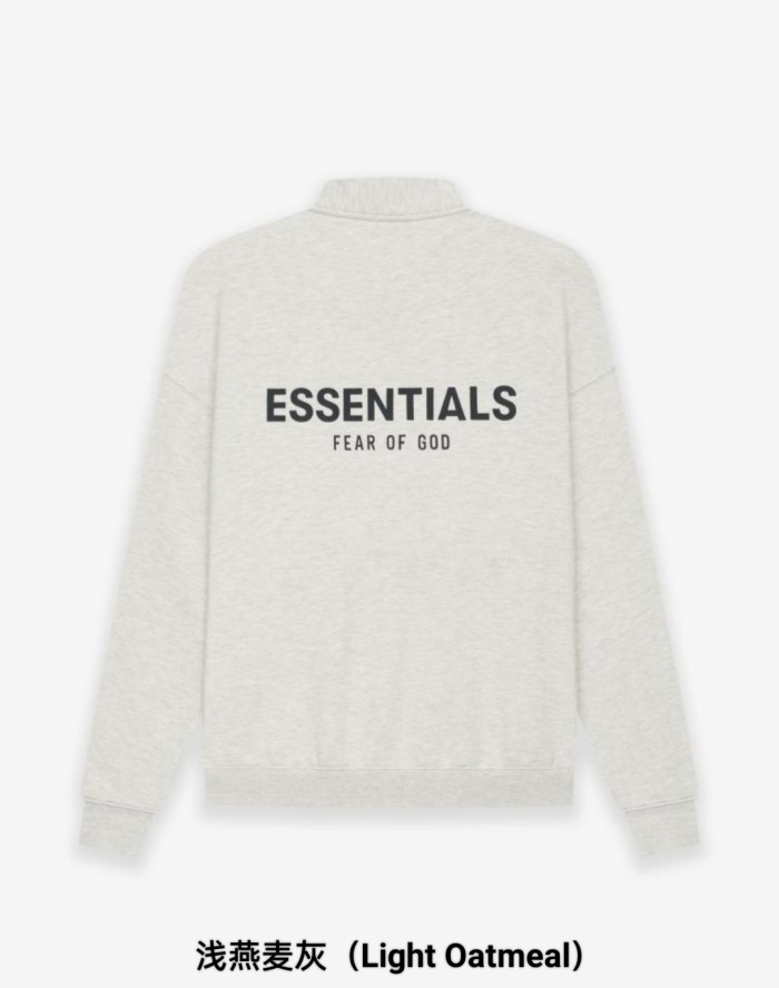 [Big & Tall for weights up to 220 lbs]1:1 quality version Back Silicone Letter Mockneck Half-Zip Sweatshirt 5 colors 28529897