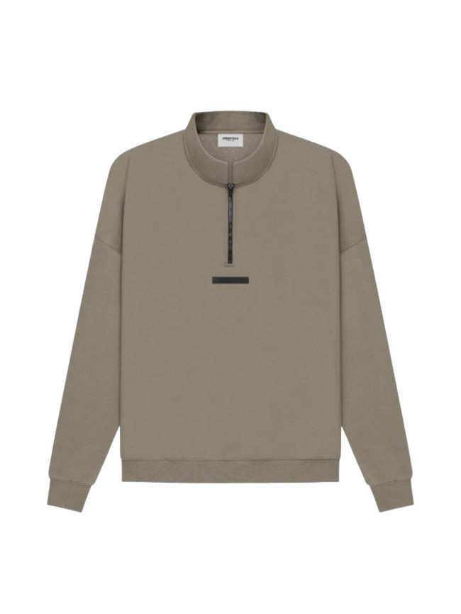 [Big & Tall for weights up to 220 lbs]1:1 quality version Back Silicone Letter Mockneck Half-Zip Sweatshirt 5 colors 28529897