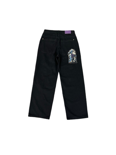 Church Appliqué Embroidered Denim Jeans 28529905