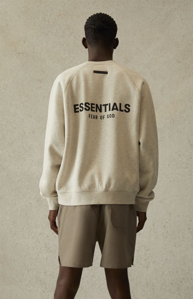 [Big & Tall for weights up to 220 lbs]1:1 quality version Front Solid-Color Back Silicone Letter Pullover Sweatshirt 5 colors 28529899