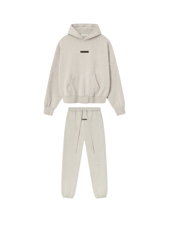 [Big & Tall for weights up to 220 lbs]1:1 quality version 3D Metal Logo Fleece Hoodie & Sweatpants Set 3 colors 28529877